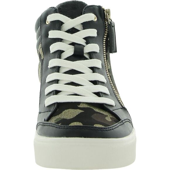 Nine West Womens Tons 8 Black Wedge Casual and Fashion Sneakers Shoes NWOB - Picture 3 of 4